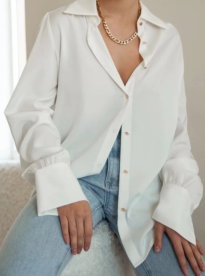 Classic White Office Shirt