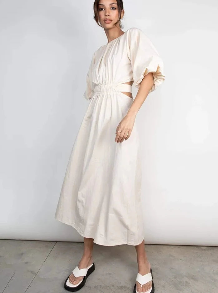 Hollow Midi Dress