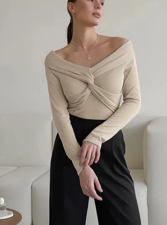 Streetwear Slim Fit Knit Tee